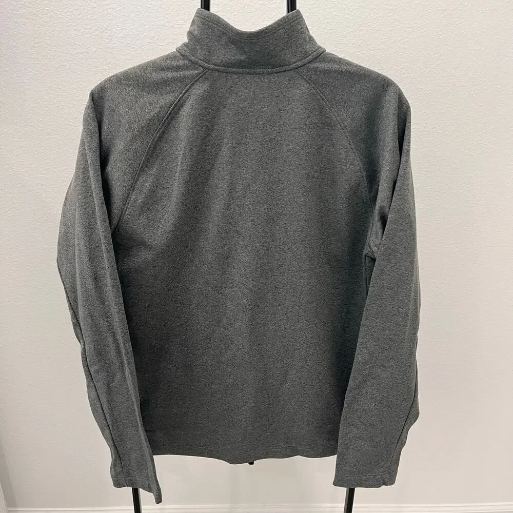 The North Face Canyonlands Long Sleeve Half Zip Heathered Gray Pullover Men's MD